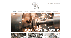 Desktop Screenshot of gkgmbh.de